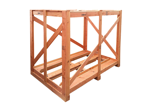 open custom wood crates