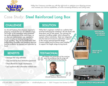 san diego crating steel reinforced case study