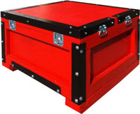 custom shipping crates with steel